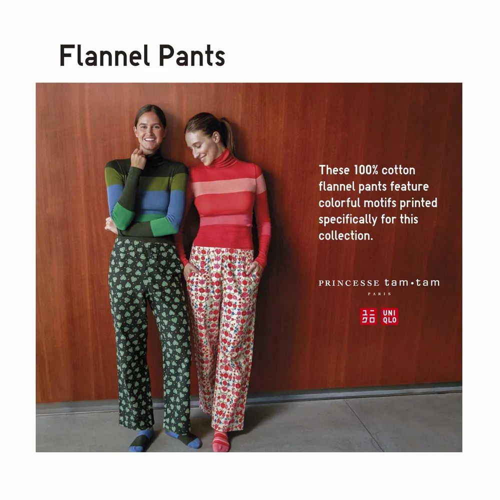 Flannel on sale pants uniqlo