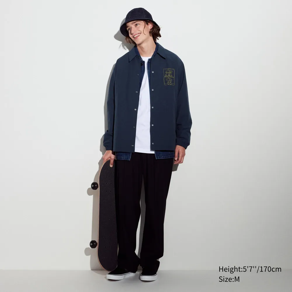 Uniqlo on sale coach jacket