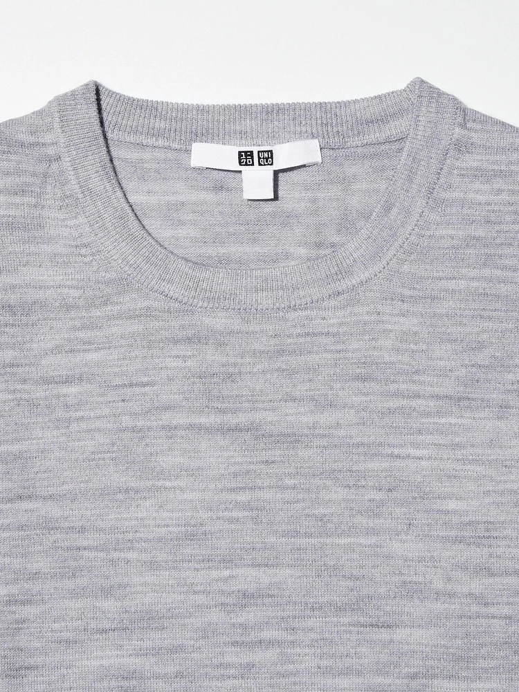UNIQLO MERINO CREW NECK SWEATER at Coquitlam Centre in