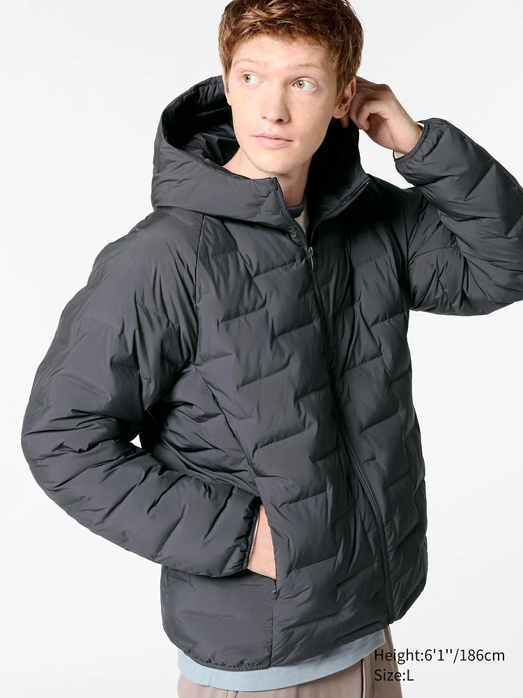 UNIQLO U Puff Tech Volume Parka 2 Colors Hooded Light and Warm 2024 Unisex