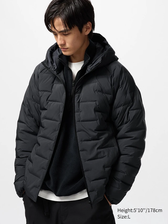 UNIQLO +J Down Oversized Parka Puffer Jacket in Black Size