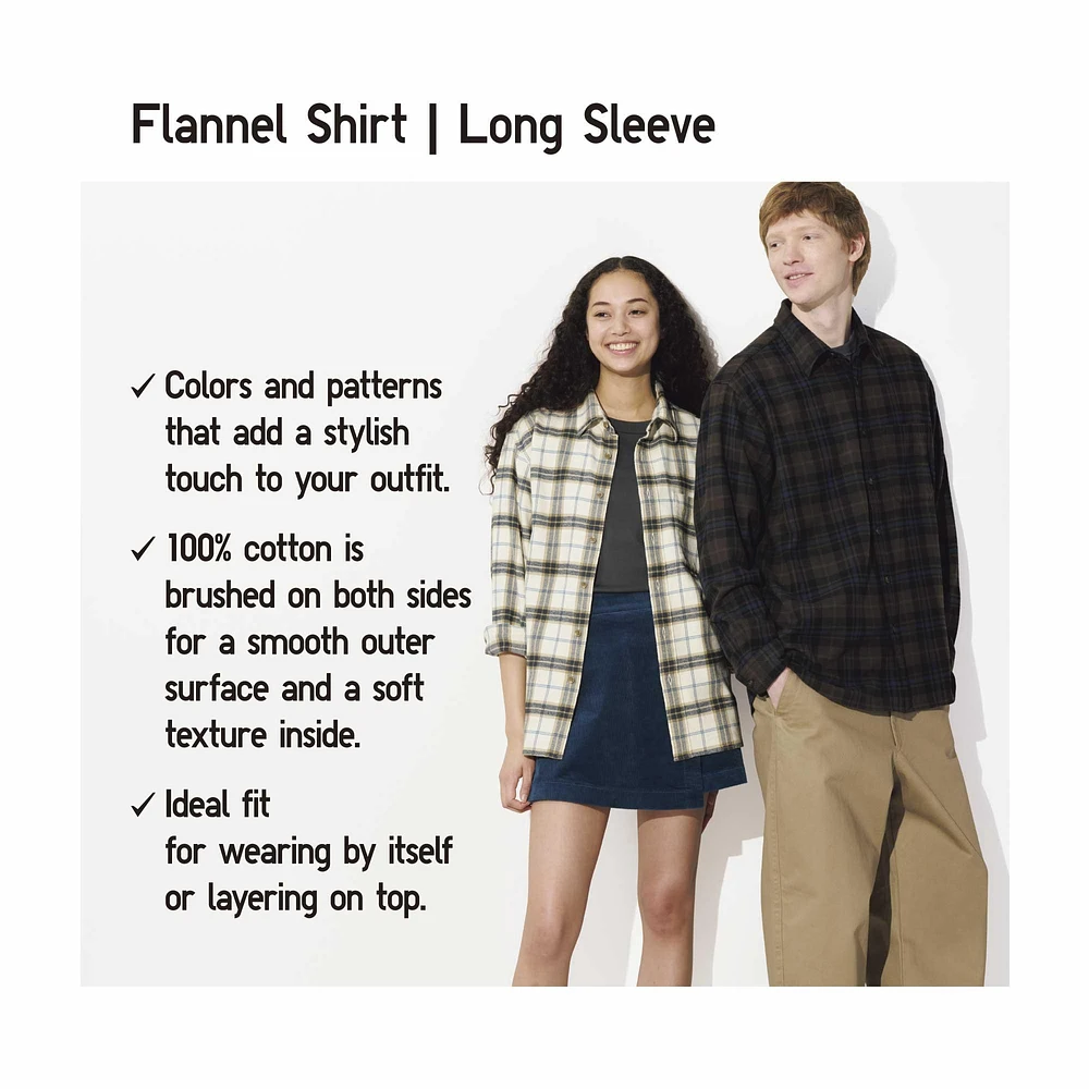 UNIQLO FLANNEL SHIRT | LONG SLEEVE | Scarborough Town Centre