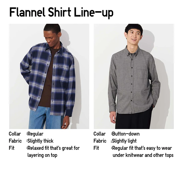 Vintage Uniqlo Flannel Casual Checked Thick Cotton Lumber