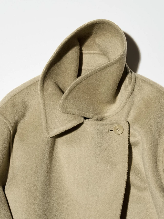 UNIQLO DOUBLE FACE WRAP COAT | Scarborough Town Centre UNIQLO DOUBLE FACE WRAP COAT | Scarborough Town Centre