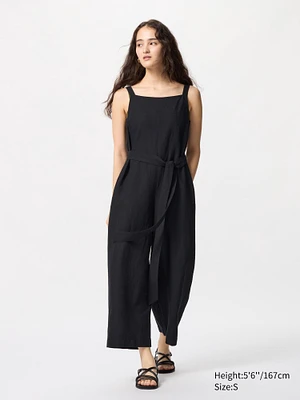 Zara LINEN BLEND SHORT JUMPSUIT | Square One