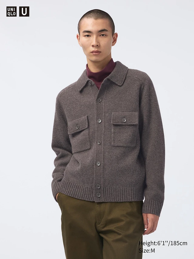 UNIQLO Lambswool Knit Jacket | King's Cross