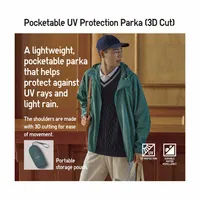 Pocketable uv cut clearance parka