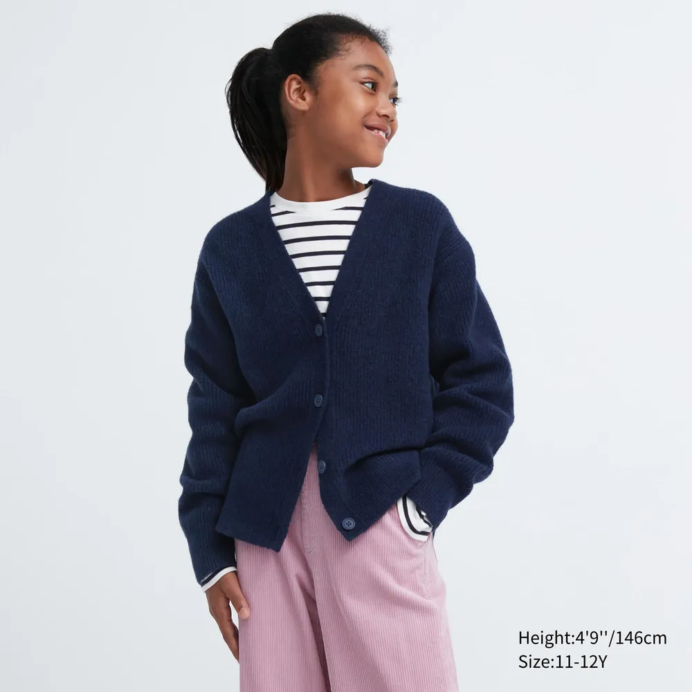 UNIQLO Souffle Yarn V-Neck Cardigan | Pike and Rose