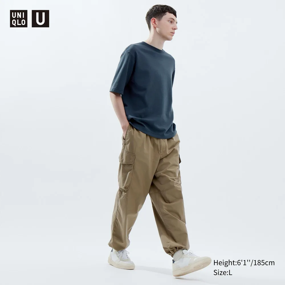 UNIQLO U Wide-Fit Parachute Cargo Pants | Pike and Rose