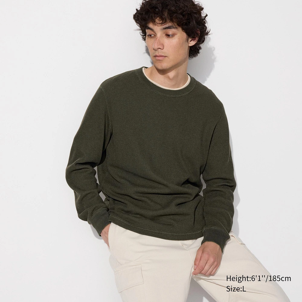 UNIQLO Waffle T-Shirt | Long-Sleeve | Pike and Rose