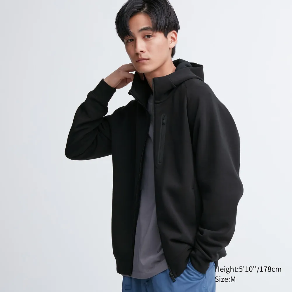 Zipper best sale hoodie uniqlo