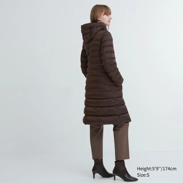 Women ultra light outlet down long coat