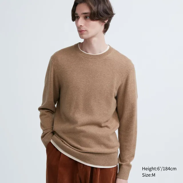 Uniqlo cashmere outlet crew neck