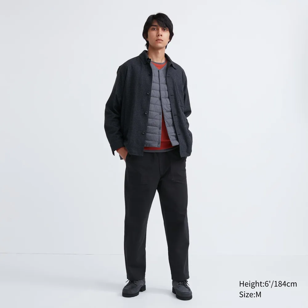 UNIQLO Washed Jersey Ankle Pants | Pike and Rose