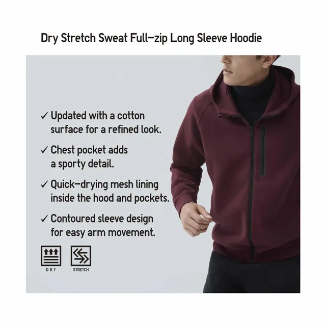 Uniqlo dry hotsell stretch hoodie reddit