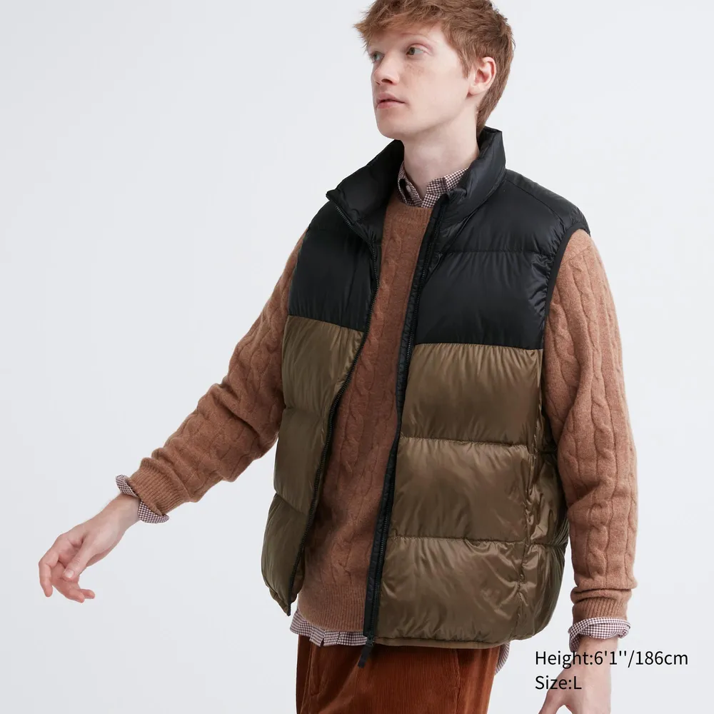 UNIQLO Ultra Light Down Vest (Wide Quilt) (Color Block) | Pike and