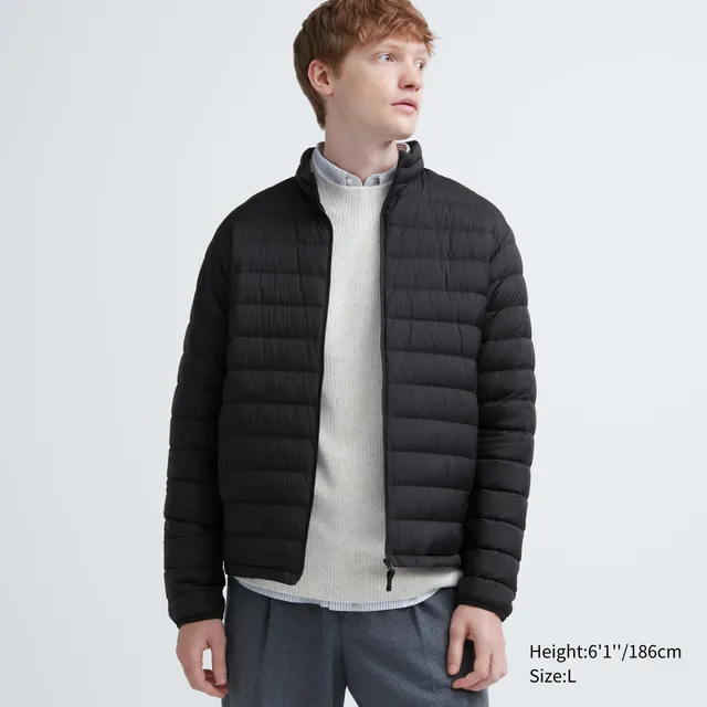 Men ultra light down wide store quilt jacket