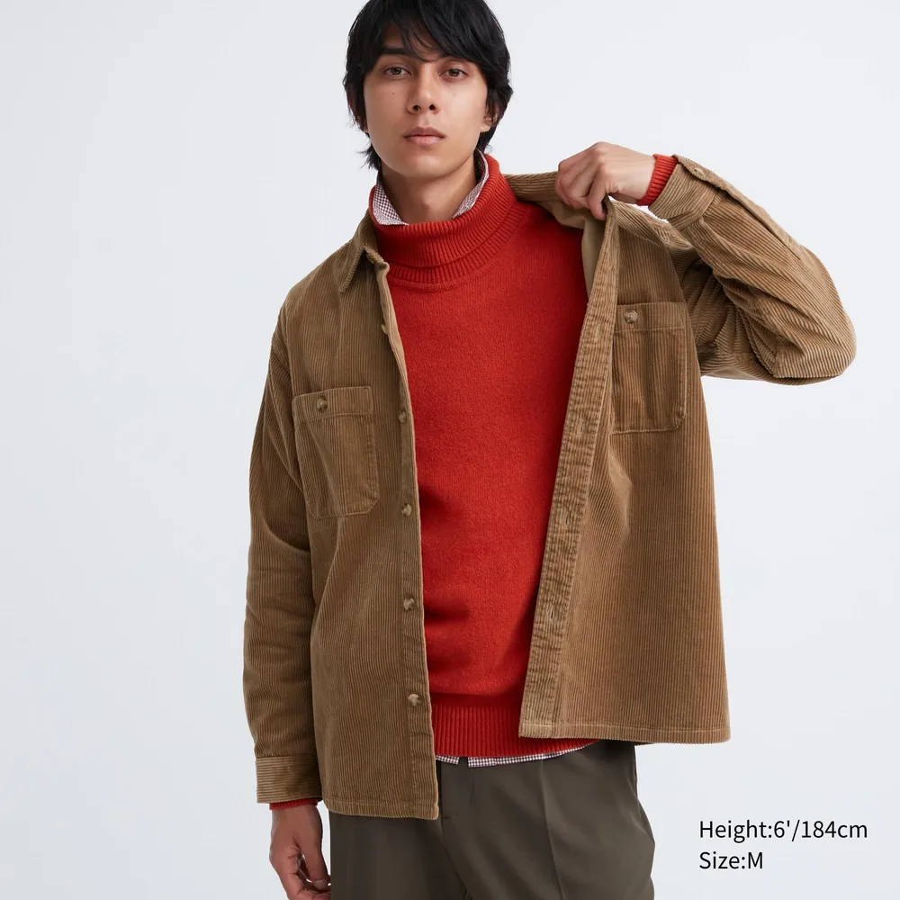 UNIQLO Corduroy Work Long-Sleeve Shirt | Pike and Rose