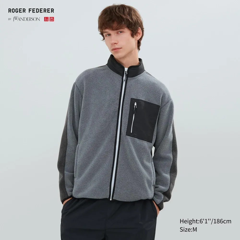 UNIQLO Fleece Full-Zip Jacket (Roger Federer by JW ANDERSON