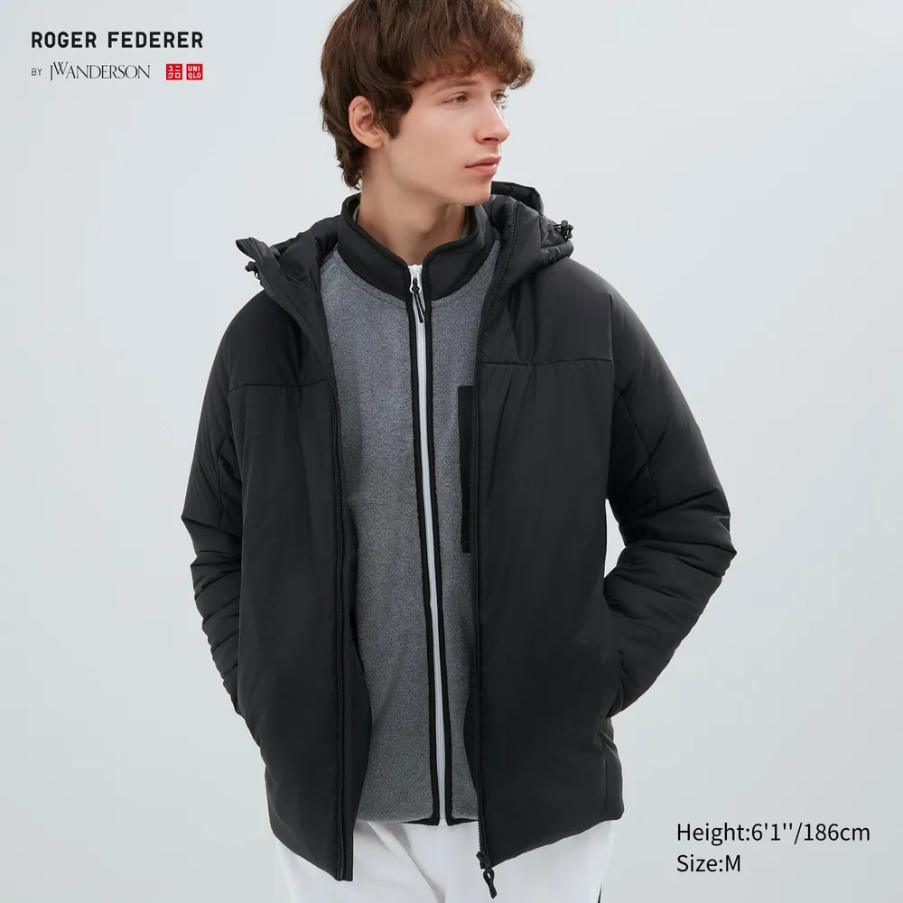 UNIQLO PUFFTECH Light Parka (Warm Padded) (Roger Federer by JW