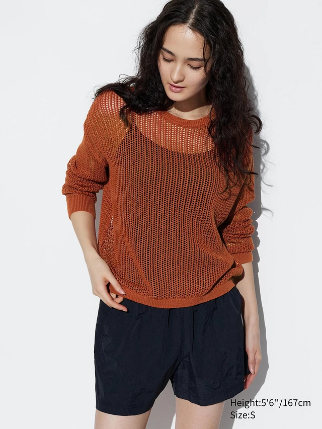 6（ロク）の「＜6(ROKU)＞MESH SHIRT KNIT/ニット（ニット