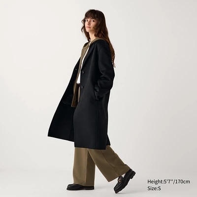 Compare Double Face Long Coat | Pike and Rose