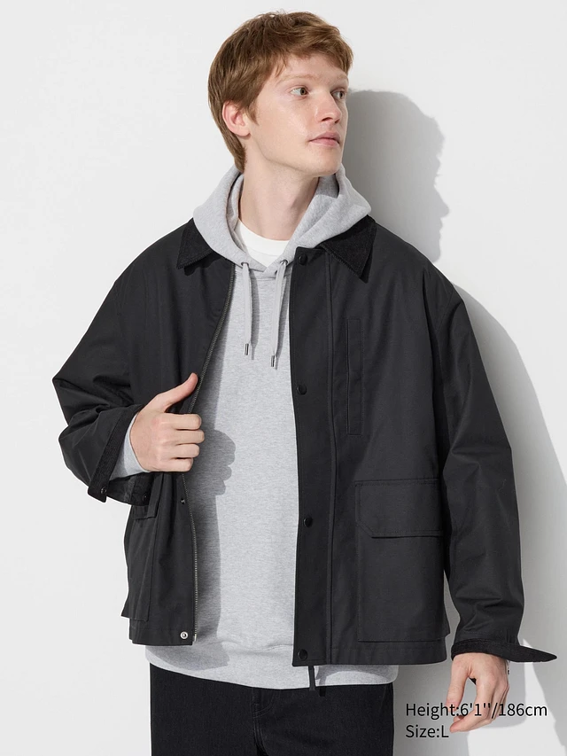 WORKS OS ANORAK JACKET WHITE - DIMITO
