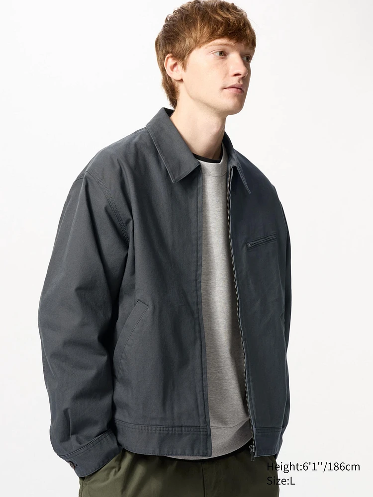 UNIQLO Zip-Up Blouson Jacket | Arden Fair