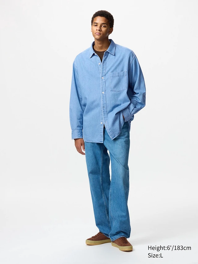 RSQ Mens Denim Overshirt | Mission Valley