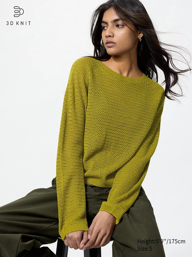 UNIQLO Mesh Sweater | Pike and Rose