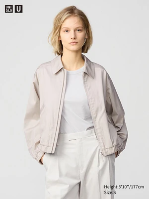 UNIQLO Zip-Up Blouson Jacket | Pike and Rose UNIQLO Zip-Up Blouson Jacket | Pike and Rose