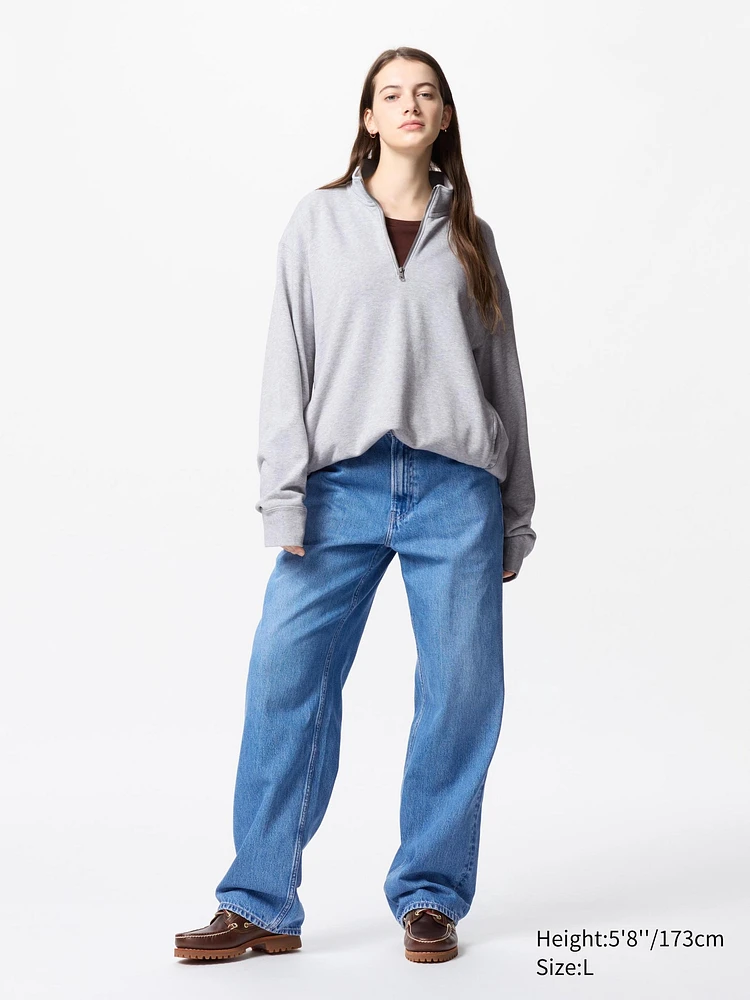 UNIQLO Sweatshirt | Half-Zip | Pike and Rose UNIQLO Sweatshirt | Half-Zip | Pike and Rose