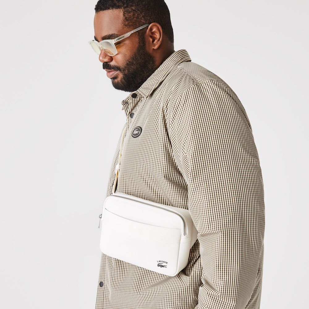 Sacoche blanche lacoste sales