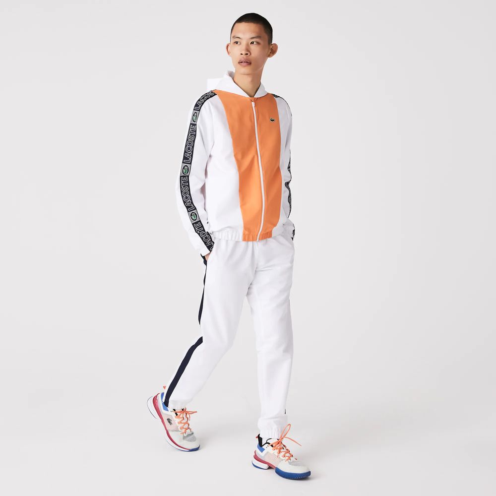 Survetement lacoste orange online