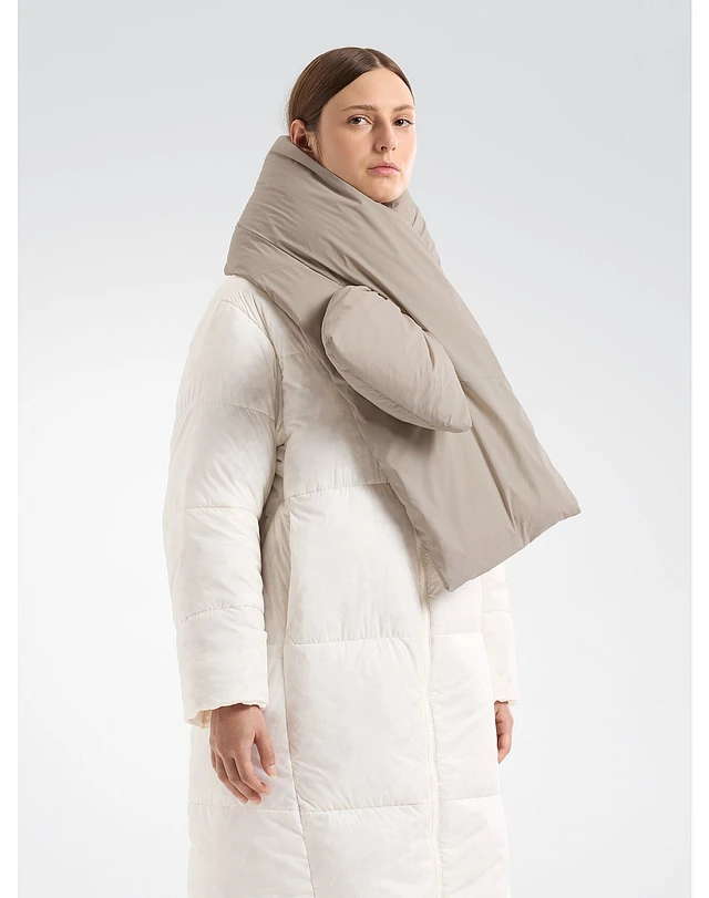 小物 VEILANCE Conduit Down Scarf Arcteryx Veilance | Conduit Down Scarf - Black | Men | Blue