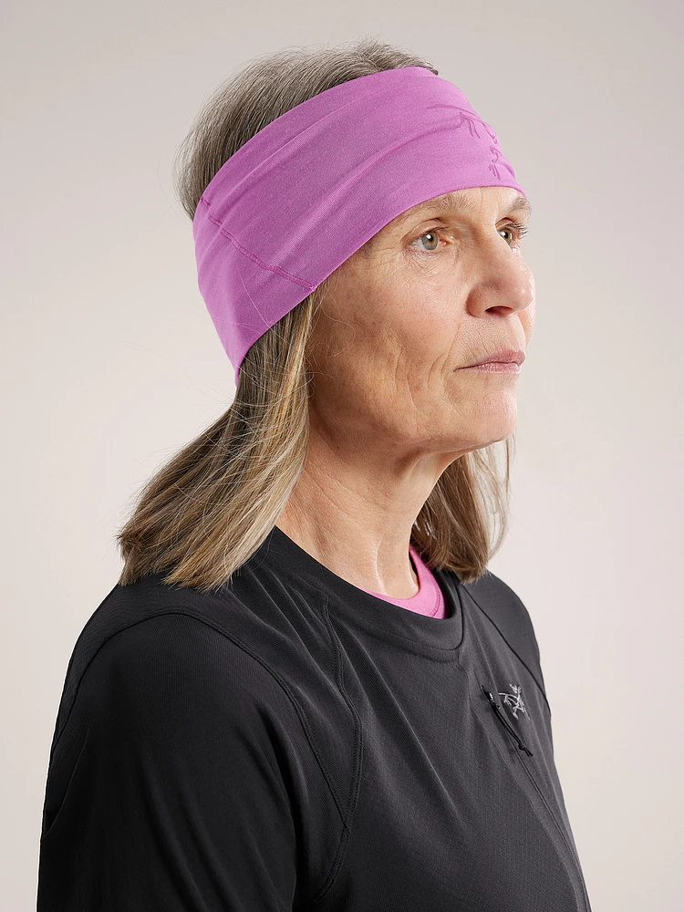 【Arc'teryx】SATORO・バードロゴ・ウール混紡ヘッドバンド Satoro Merino Headband | Arc'teryx