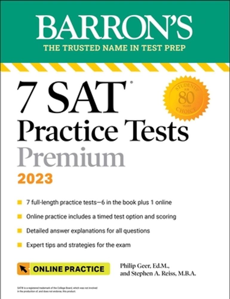 Philip Geer 7 SAT Practice Tests 2023 + Online Practice Hawthorn Mall