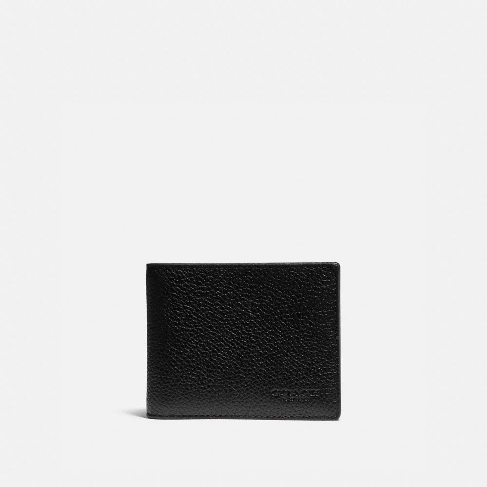 Coach Slim Billfold Wallet With Signature Canvas Detail | Mall of America®