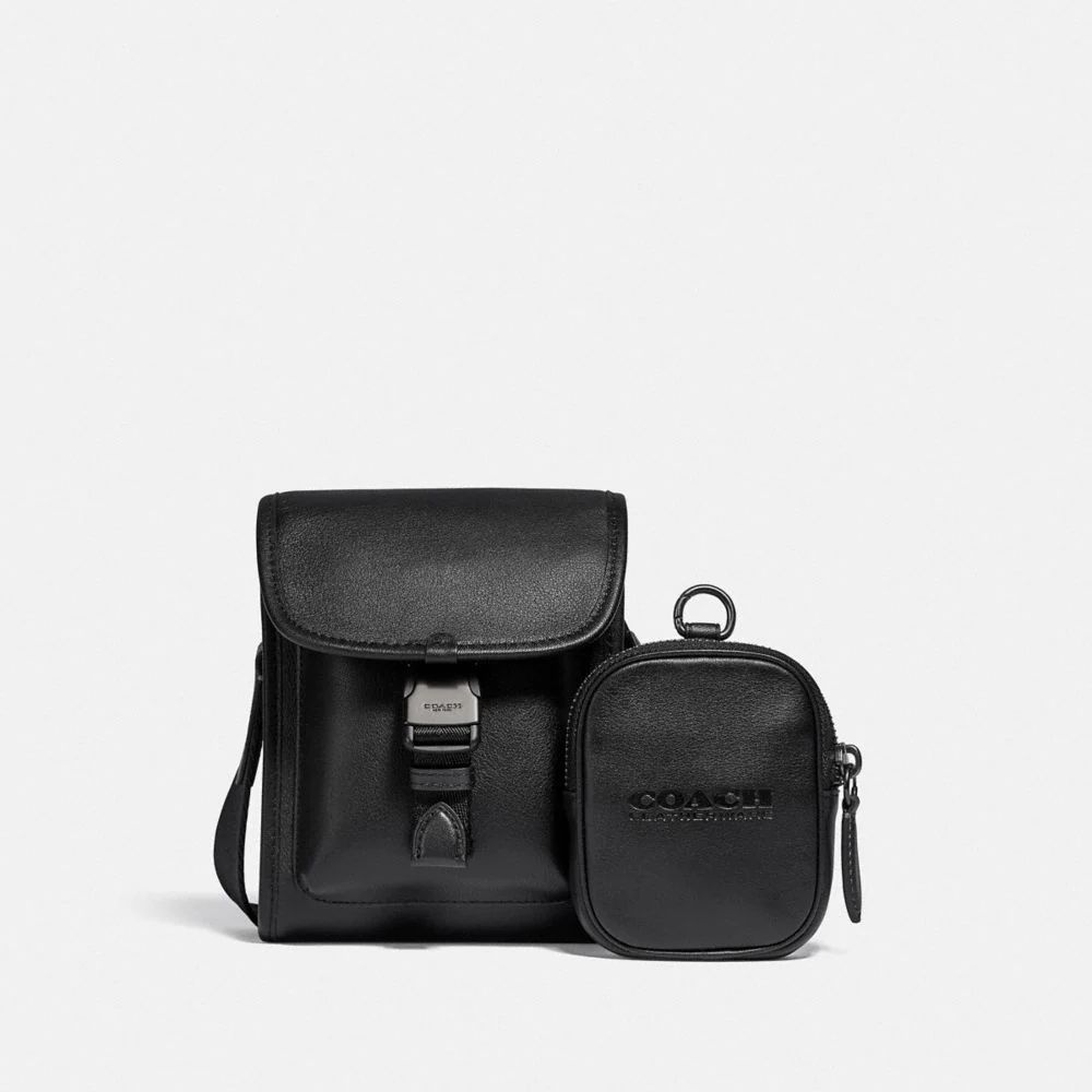 Coach Bandolera Charter North/South Para Hombre Con Bolsa