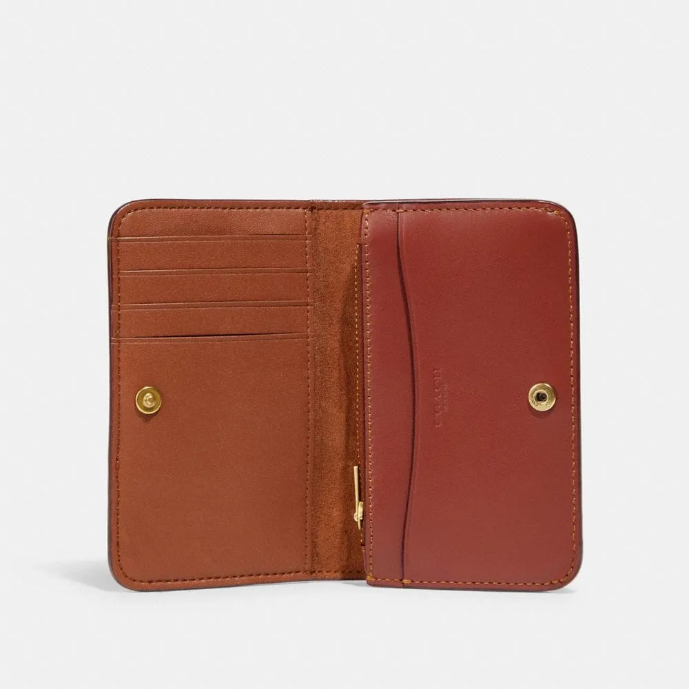 Coach Slim Card Case In Signature Canvas Square One