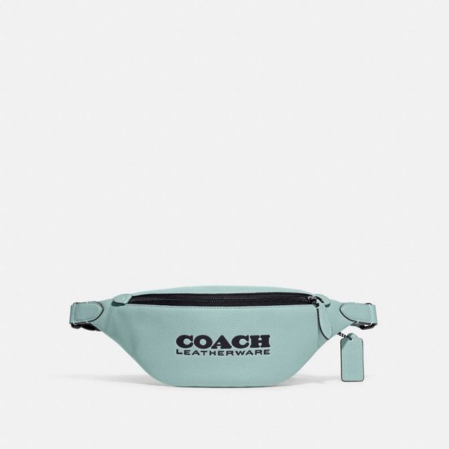 mens coach belt black