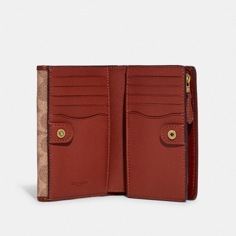 Coach Studio Medium Wallet In Signature Canvas Mall of America®