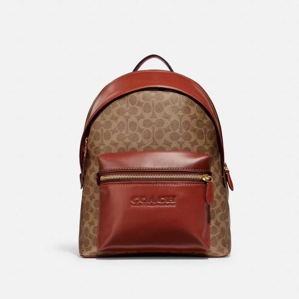 COACH® Charter Backpack In Signature Canvas | Montebello Town Center