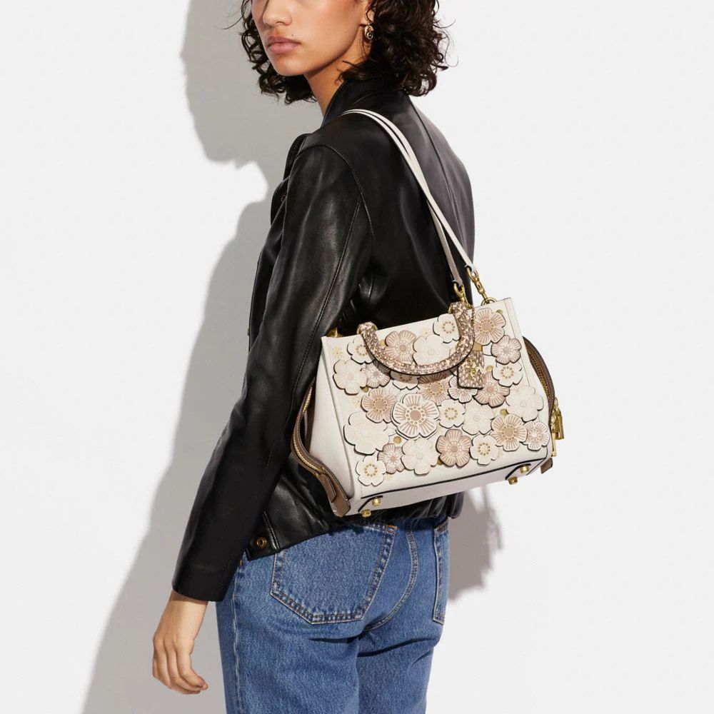 Coach rogue snakeskin online handle