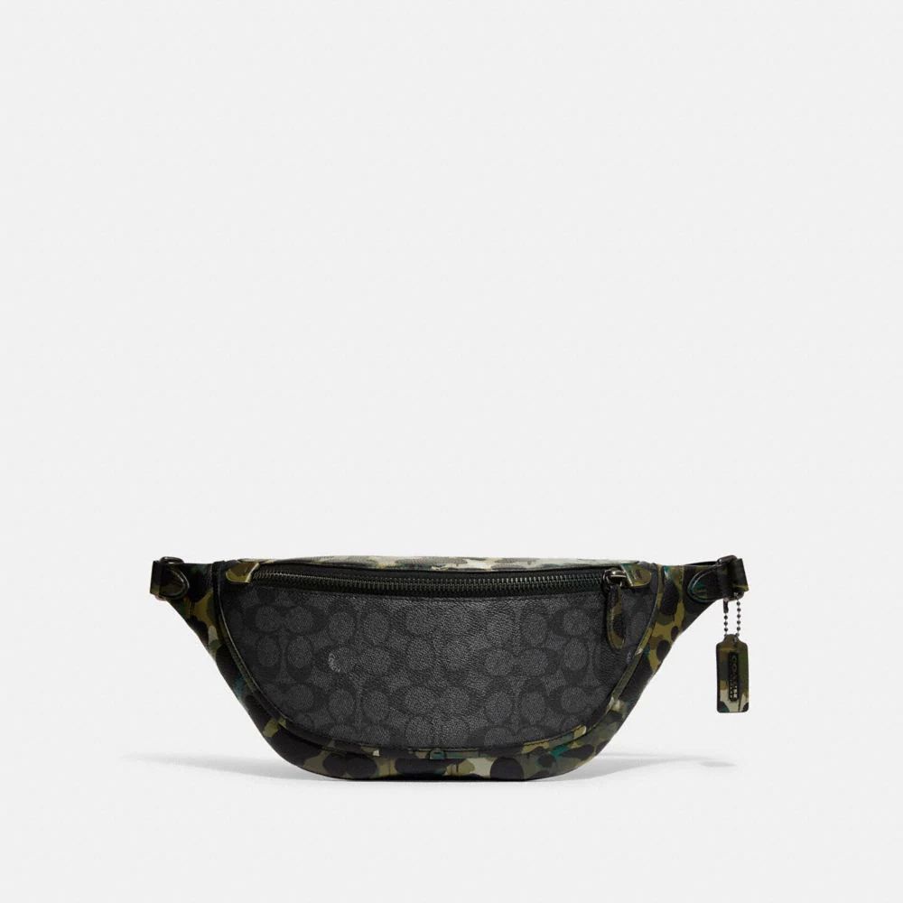 coach camo belt bag