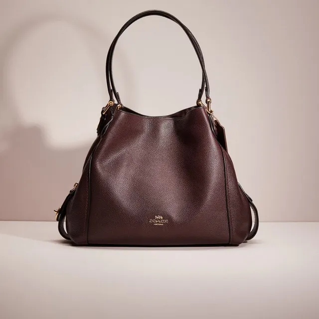 Coach edie shoulder bag clearance 31 oxblood