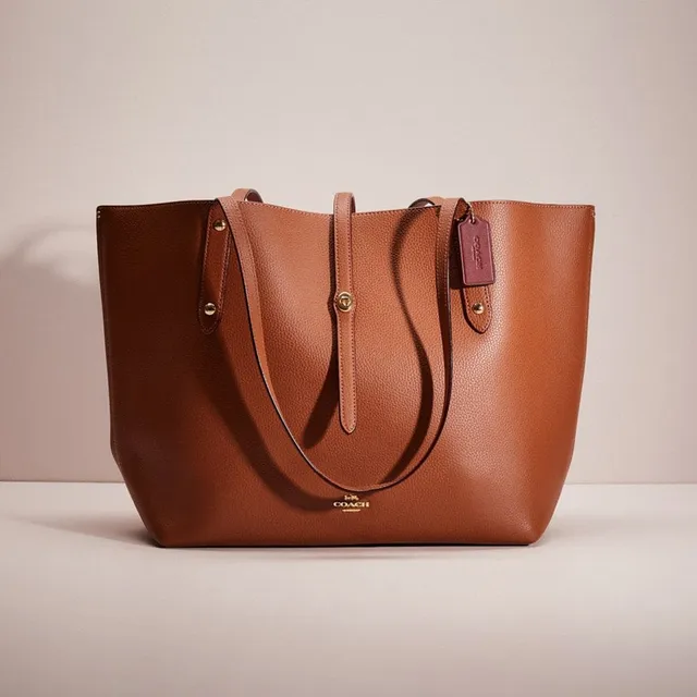 Coach market tote discount saddle