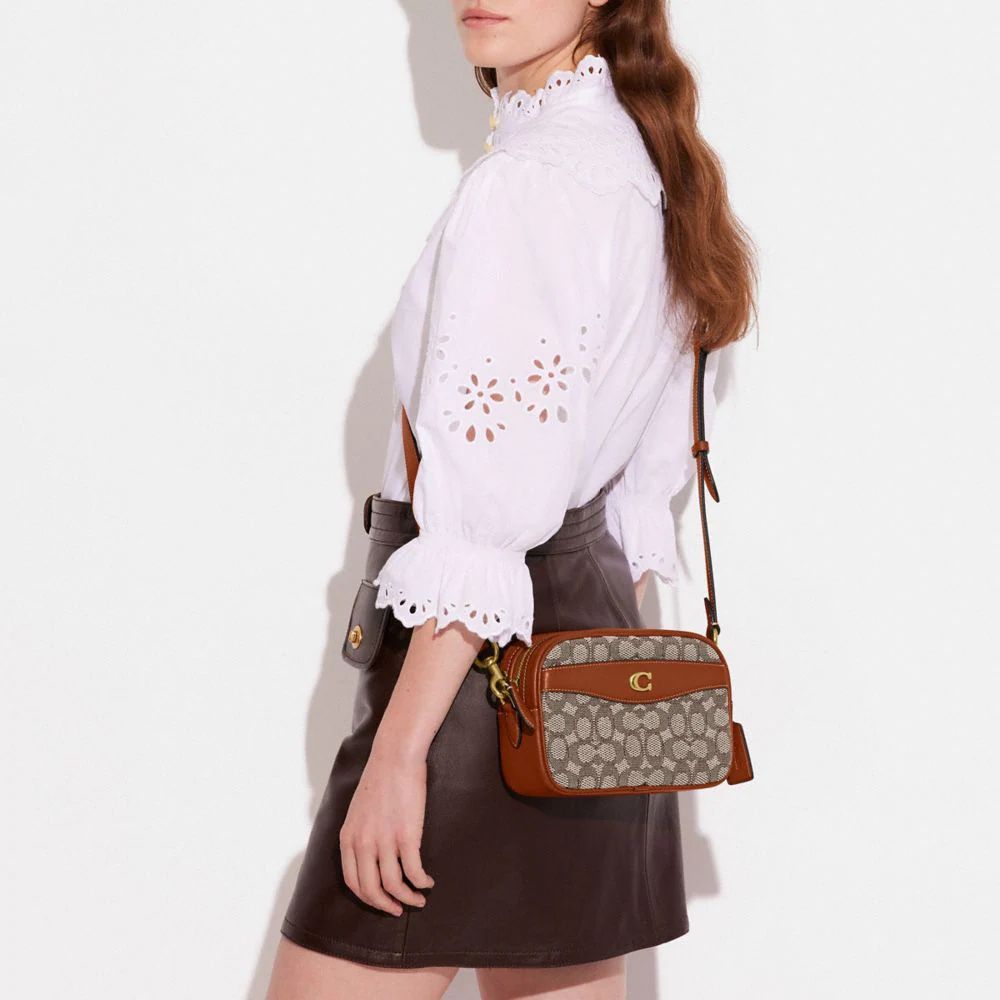 Coach Camera Bag In Signature Textile Jacquard Mall of America®