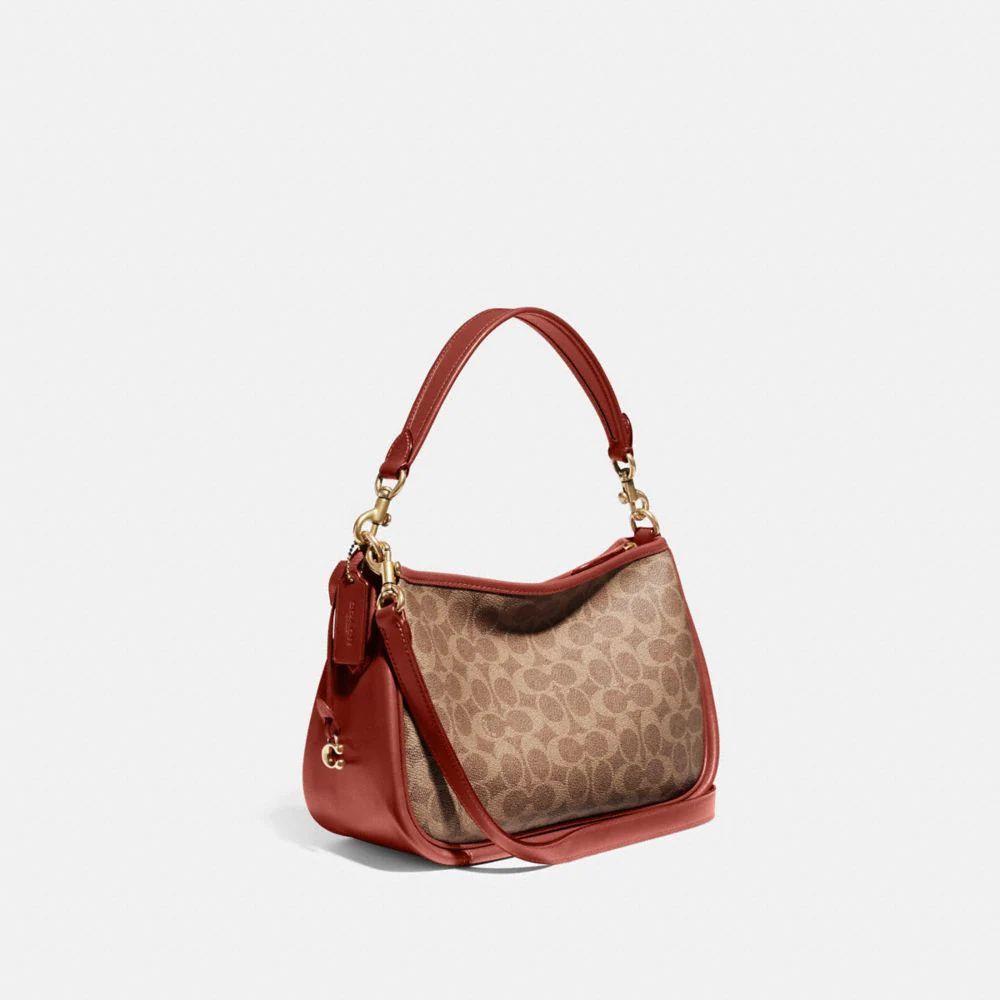 Coach shay shoulder online bag in signature canvas