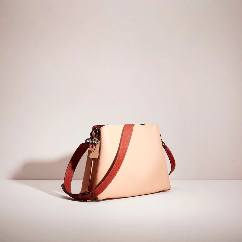 COACH® Upcrafted Willow Shoulder Bag In Colorblock With Signature